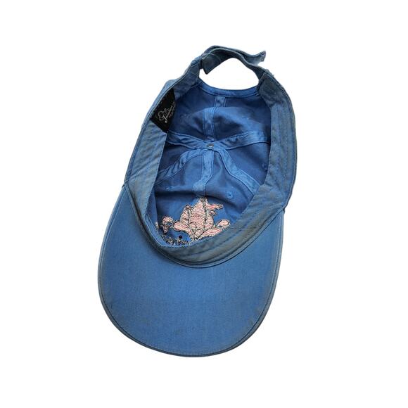 Schlitterbahn Womens Strapback Baseball Hat Cap Embroidered Pink Blue - Picture 4 of 5